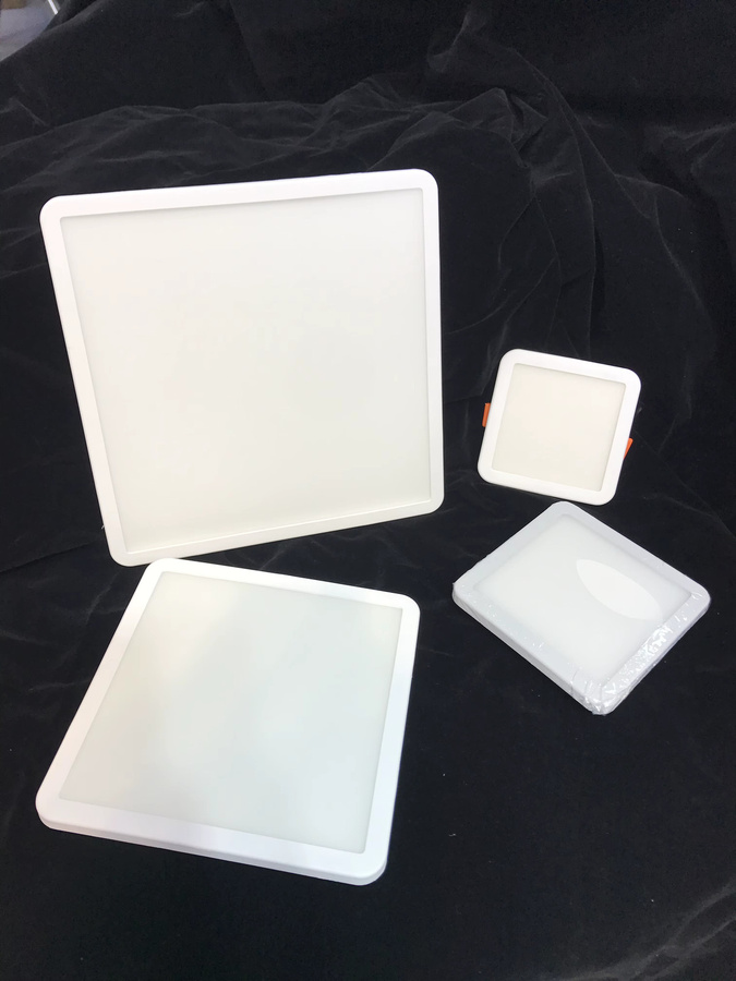 CYLRDXK LED-Panel-Leuchten quadratisch in Weiß als ultradünne Einbau-Downlights für die Decke - Bild 2