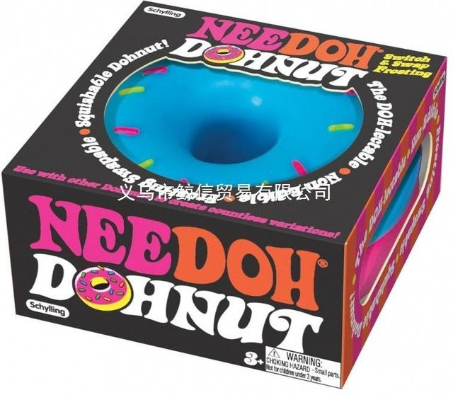 Needoh Dohnuts Squishy Fidget, Mehrfarbiges Spielzeug - Bild 1