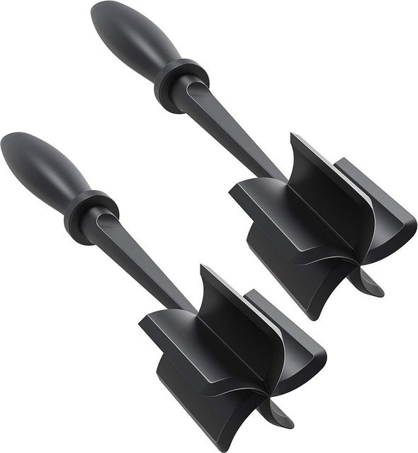 Multifunktionaler Fleischwolf mit Griff von Yiran Furniture, hitzebeständiger Fleischzerkleinerer und Hamburgerzerkleinerer in Schwarz - Bild 1