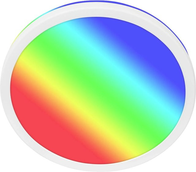 Briloner LED-Deckenleuchte Kada RGB+W in Weiß mit Fernbedienung, dimmbar, Durchmesser: 29,5 cm, Höhe: 2,8 cm - Bild 1