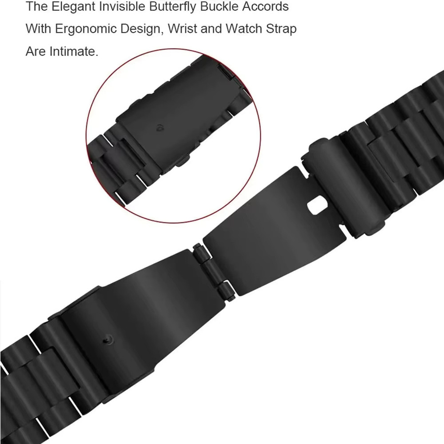 Jansin Uhrenarmband Edelstahl, Silber, Unisex - Bild 3