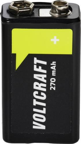 Voltcraft 9V Block-Akku NiMH 8,4V 270 mAh Schwarz - Bild 1