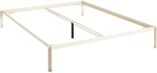 HAY Connect Bed in Weiß aus pulverbeschichtetem Metall im Industrial Design - Bild 1