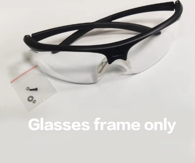 Horyn Korrektionsbrille, randlos, Kunststoff, black, wrap - Bild 1