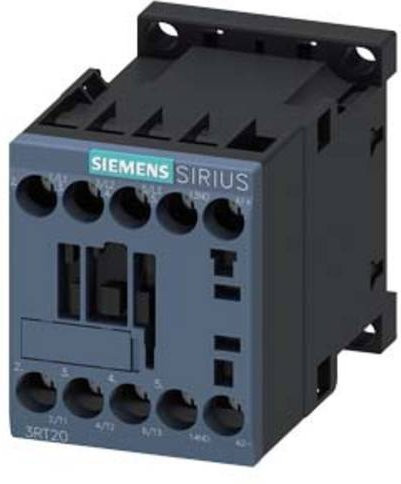 Siemens Schütz 3RT2018-1BB41-0UA0 mit 3 Schließern, 690 V/AC, grau - Bild 1