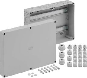Spelsberg Klemmenkasten grau IP54 aus Kunststoff 4qmm RK 4/100L-leer - Bild 1