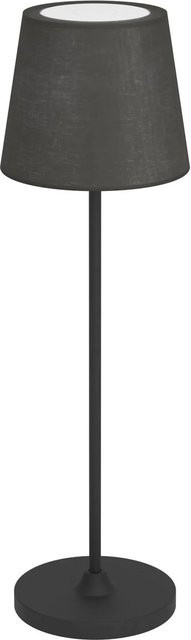 Eglo LED Akku Tischleuchte Leonero Schwarz mit Touchdimmer und höhenverstellbarem Design, Höhe: 34 cm - Bild 1