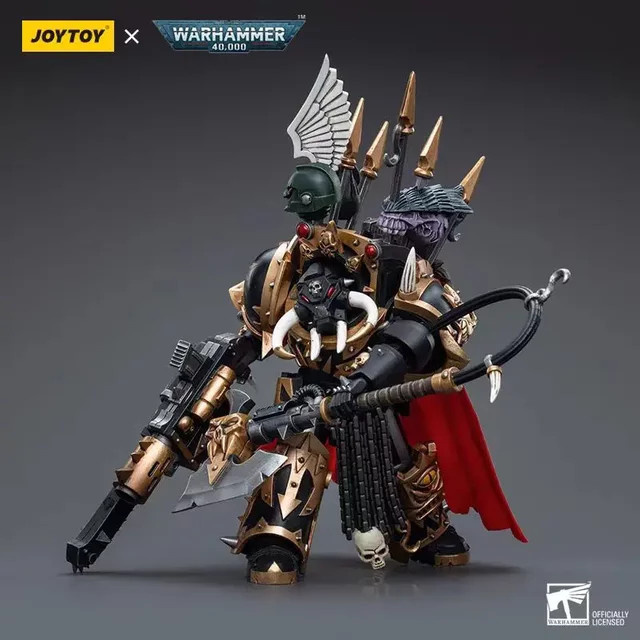 JOYTOY Warhammer 40k Chaos Space Marines Black Legion Chaos Lord, Actionfigur, 1/18 - Bild 1