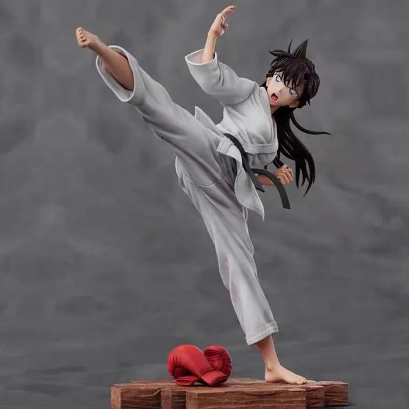 Bandai Detektiv Conan Ran Mouri Karate Action Figure Anime Bishoujo Modell in Weiß - Bild 1