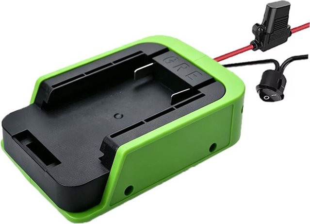 Greenworks Batterieadapter für 40V Lithium-Akkus mit Sicherung und Kabelanschluss - Bild 1