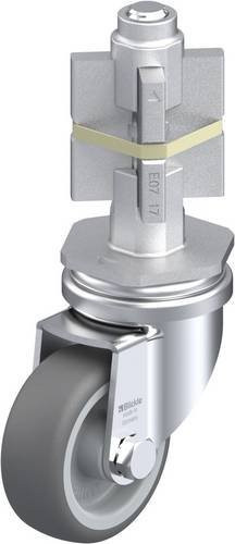 Blickle LRA-PATH 50G-E07 Lenkrolle in Grau und Silber mit 50 mm Rad-Durchmesser und einer Tragfähigkeit von maximal 75 kg - Bild 1