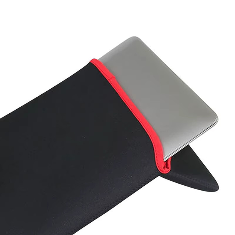 ESHYLALA Tablet und Laptop Schutzhülle aus Neopren mit Reißverschluss, Schwarz, für 7 bis 14 Zoll - Bild 4