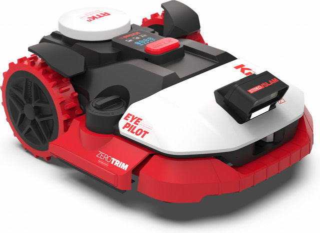 Kress EyePilot RTKn KR273E HighEnd Rasenroboter in Weiß für Gärten bis 3.000 m² mit wiederaufladbarem Akku - Bild 1