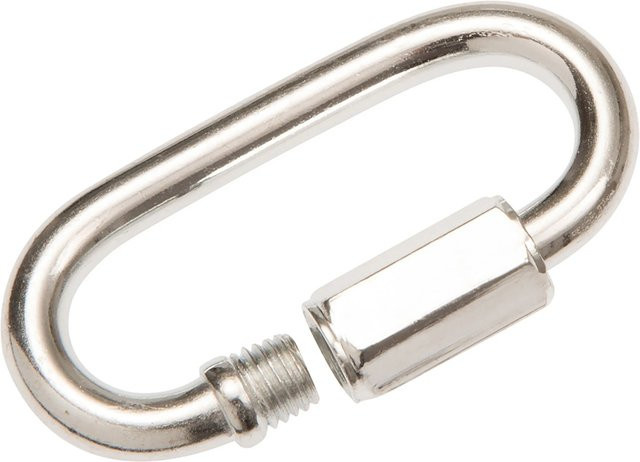 Conacord Ketten-Schnellverschluss aus Edelstahl in Silber, Durchmesser: 8 mm, Länge: 58 mm - Bild 1