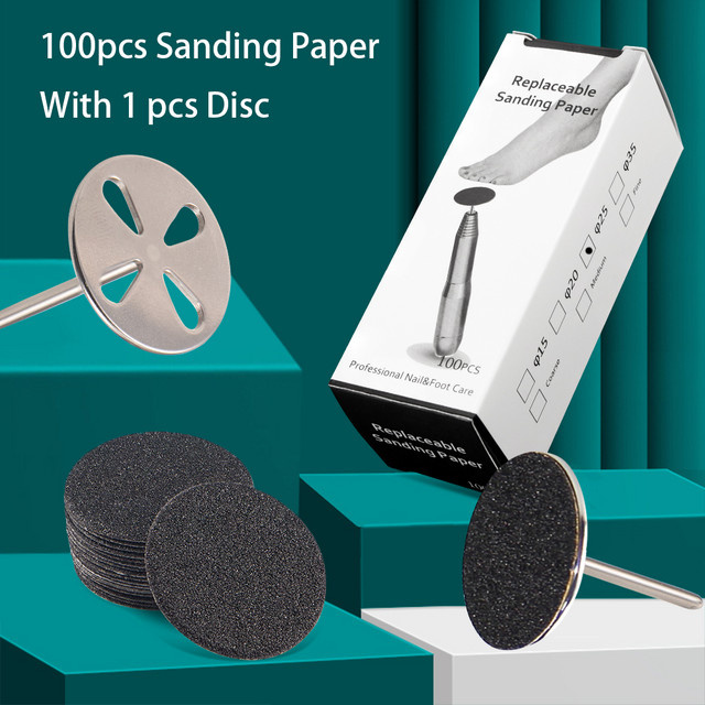 FILI Pediküre Set, Austauschbare Schleifpapier Discs, Unisex - Bild 1