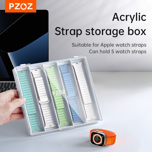 PZOZ Armbandgehäuse, Kunststoffbox, transparent, Unisex - Bild 1