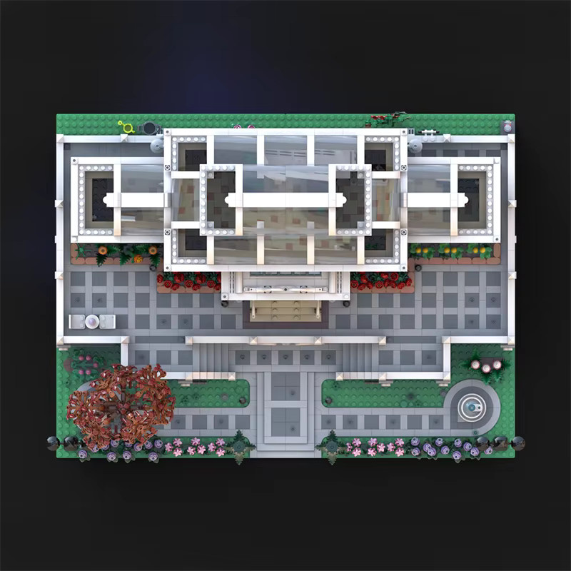 Botanischer Palastgarten, Modulares DIY-Baustein-Set, 1.593 Teile - Bild 2