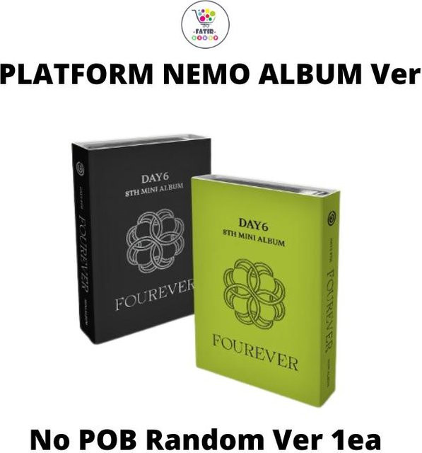 DAY6 8th Mini Album FOUREVER mit Random POB Platform Album Nemo in Black - Bild 1