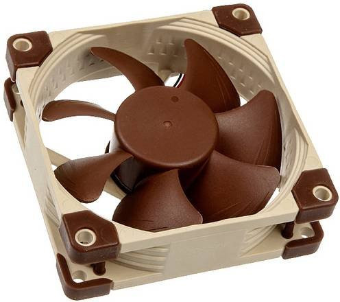 Noctua NF-A8 5V PWM Gehäuselüfter Braun B/H/T: 80 x 80 x 25 mm - Bild 2