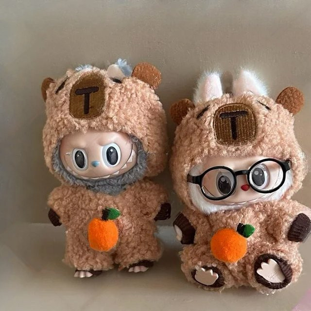 Labubu Plüschtier, Multi-Style Outfit & Zubehör-Set, 17cm - Bild 1