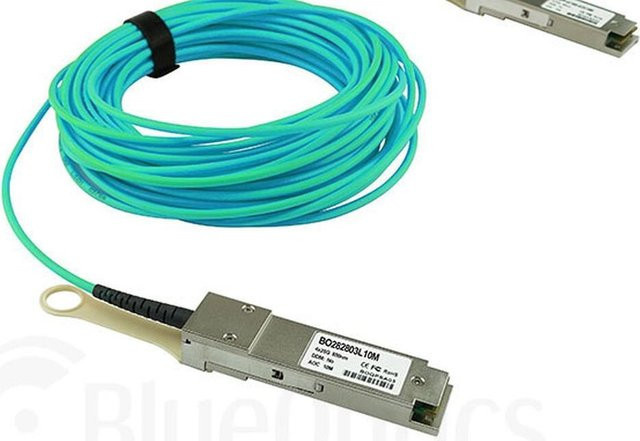Extreme BlueOptics Aktives Optisches Kabel QSFP28 100GBASE-SR4 für Ethernet und Infiniband, Länge: 1 m - Bild 1