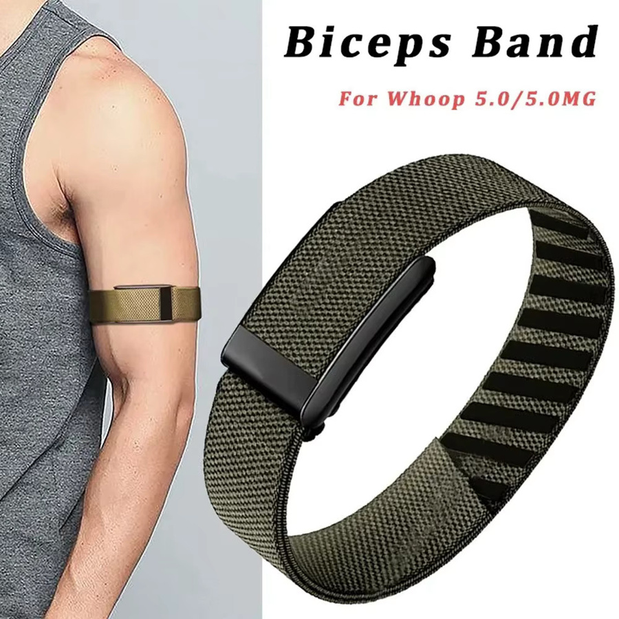 Konouyouko Bizepsband für Whoop 5.0 und Whoop 5.0MG aus atmungsaktivem Nylon, verstellbares Unisex-Armband - Bild 2