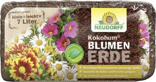 Neudorff Kokohum Blumenerde mit Kokosfaser für Blumen, Aussaaten und Terrarien, 7 l - Bild 1