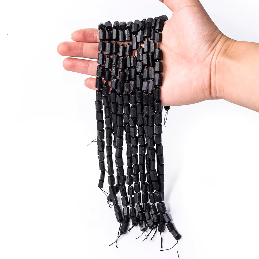 Runyangshi Kristallperlen, Schwarz, Unisex - Bild 3