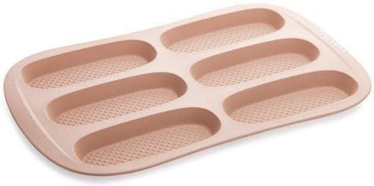 Tescoma Backform Kleine Baguettes DELLA CASA aus Silikon, Pink, Antihaftbeschichtet - Bild 1