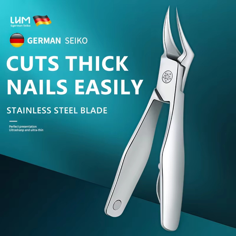 Laihemi Zehennagelknipser mit Nagelfeile und Schutzhülle, Unisex - Bild 2