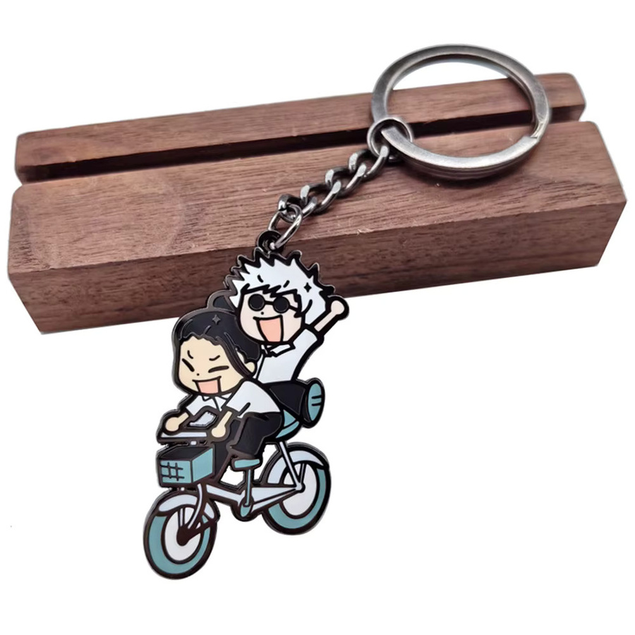 YUMEI Halskette, Anime Jujutsu Kaisen, Gojo Satoru Geto Suguru, Bunt, Silber, Unisex - Bild 3