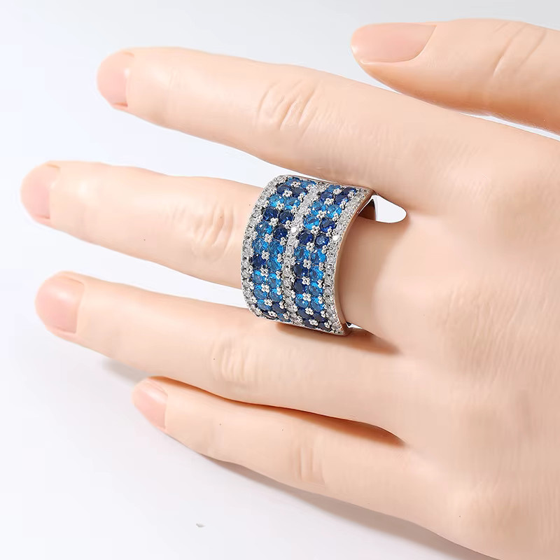 YoYo Ring, silberbeschichtet, Zirkonia, Damen und Herren - Bild 2
