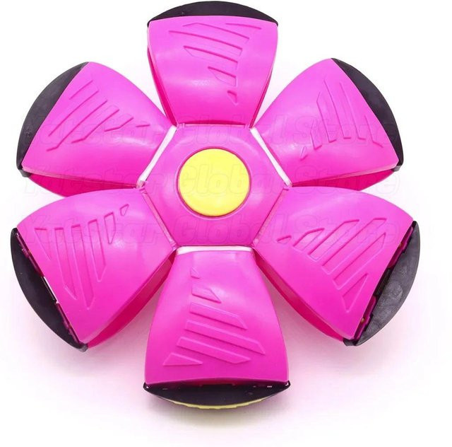 Magische Transformation UFO Fliegende Untertasse Ball, Weltraum, Rosa / Pink - Bild 1