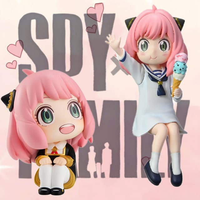 Bandai Spy Family Anya Anime-Figur, PVC-Statue, Einzelfigur - Bild 1