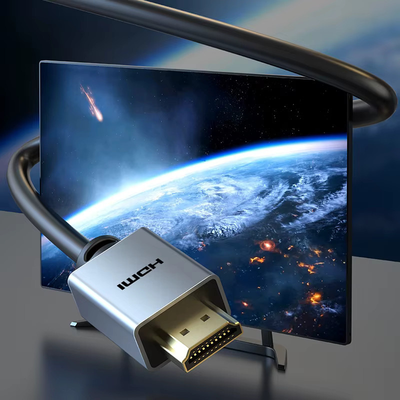 CABLETIME HDMI 2.0 Kabel in Silber für 4K@60Hz Videoverbindung mit Laptop, PS4, TV und Switch - Bild 2