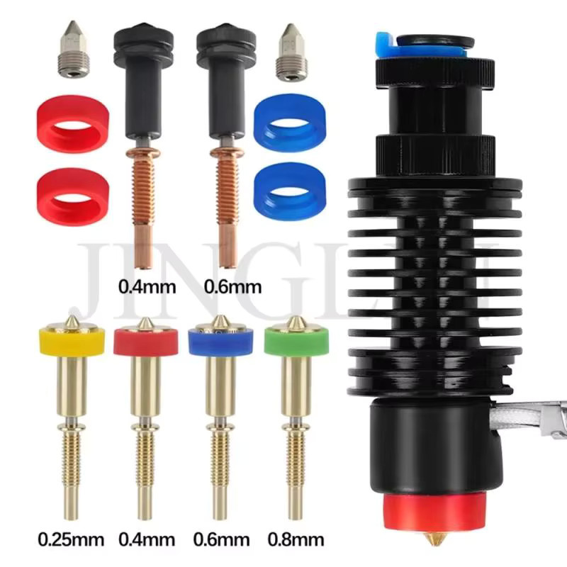 E3D Revo Hotend Kit V6 für Ender 3 3D-Drucker mit Kühlkörper, Messingdüse, Keramik-Heizkern und 104Nt Thermistor - Bild 5