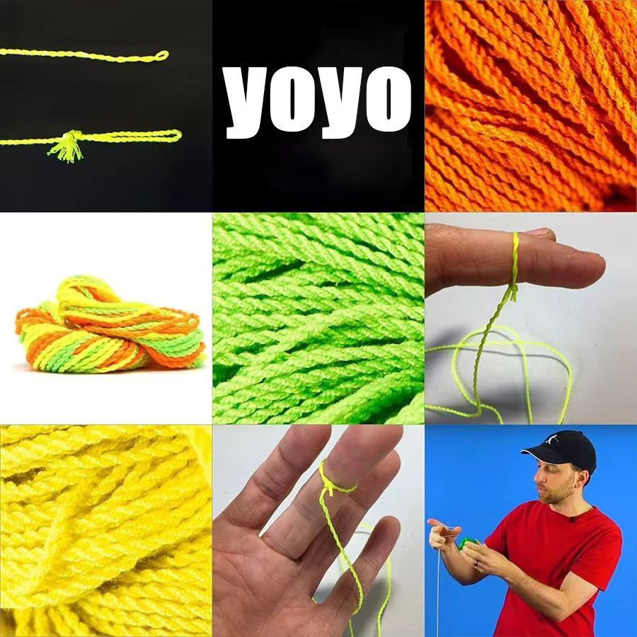 XJM Yoyo-Ballseile, buntes Zubehör, 15/30/50 Stück - Bild 3