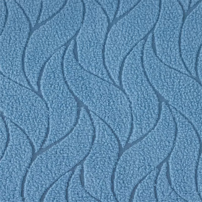 4-teiliges Set Yupartex Jacquard Stuhlbezüge für Kinder- und Esszimmerstühle in Grün und Blau mit grafischem Design - Bild 2