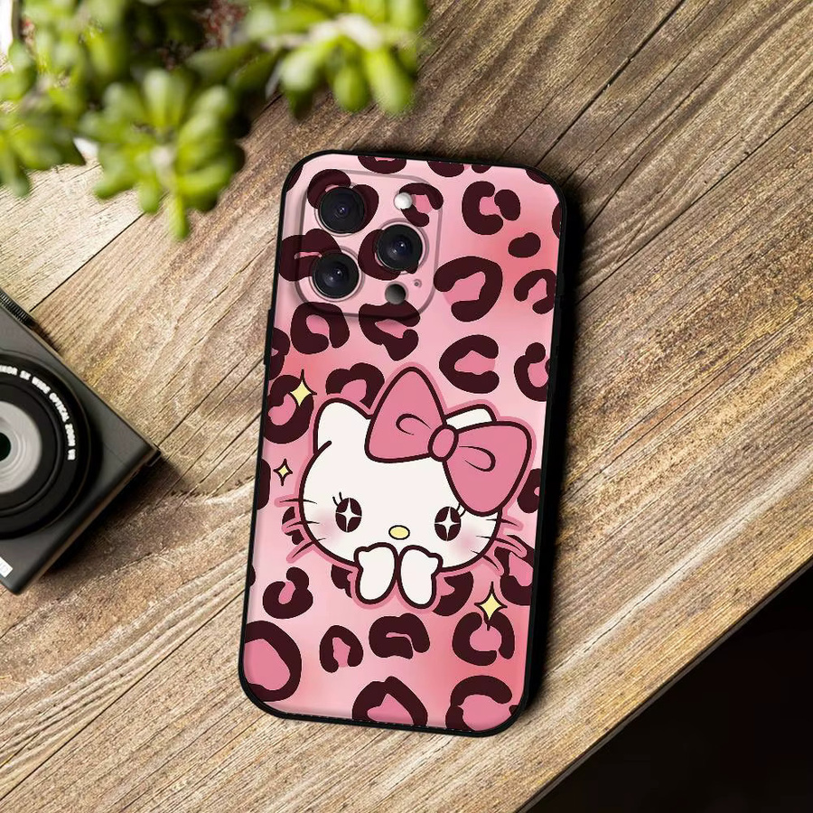 Hello Kitty Handyhülle für Apple iPhone in Pink, weiche TPU Schutzhülle - Bild 5