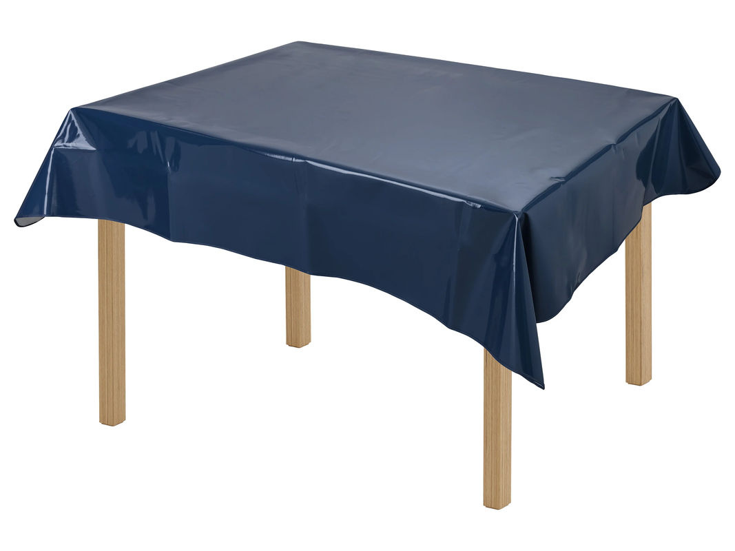 LIVARNO HOME Lacktischdecke rechteckig, Blau, B/B: 110 x 140 cm, abwischbar und wasserabweisend - Bild 4