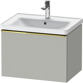 Duravit Waschtischunterschrank D-Neo wandhängend in Grau Matt, B/T/H: 63,4 x 45,2 x 44,0 cm - Bild 1