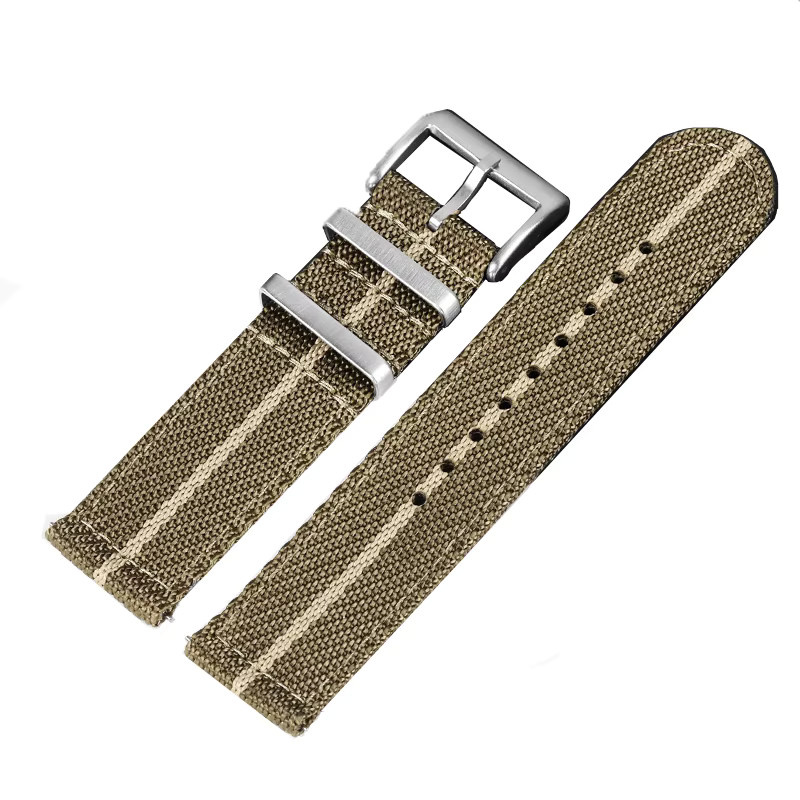 Omega Uhrenarmband Canvas Nylon, Schnellverschluss, Unisex - Bild 3