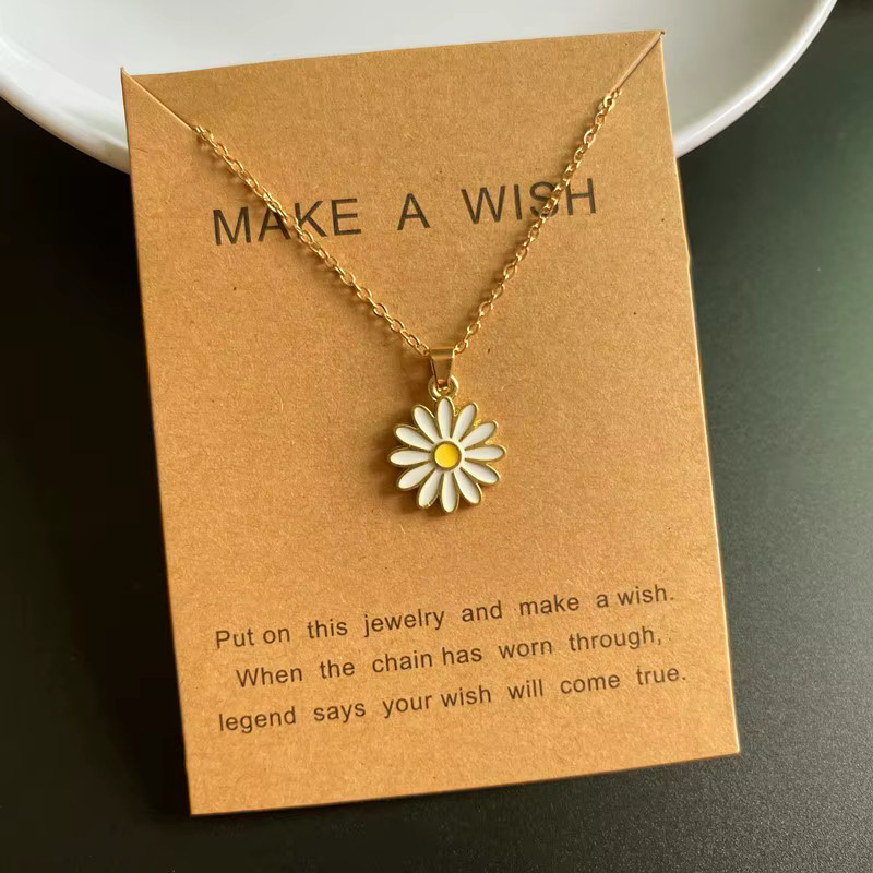 Sygune Halskette Blume, Gold, Damen - Bild 1