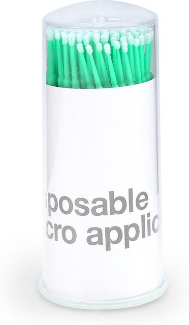 Beautyyy Einweg-Mascara-Bürsten und Reinigungsstäbchen, 100 Stk, Mittelgrün, Damen - Bild 1