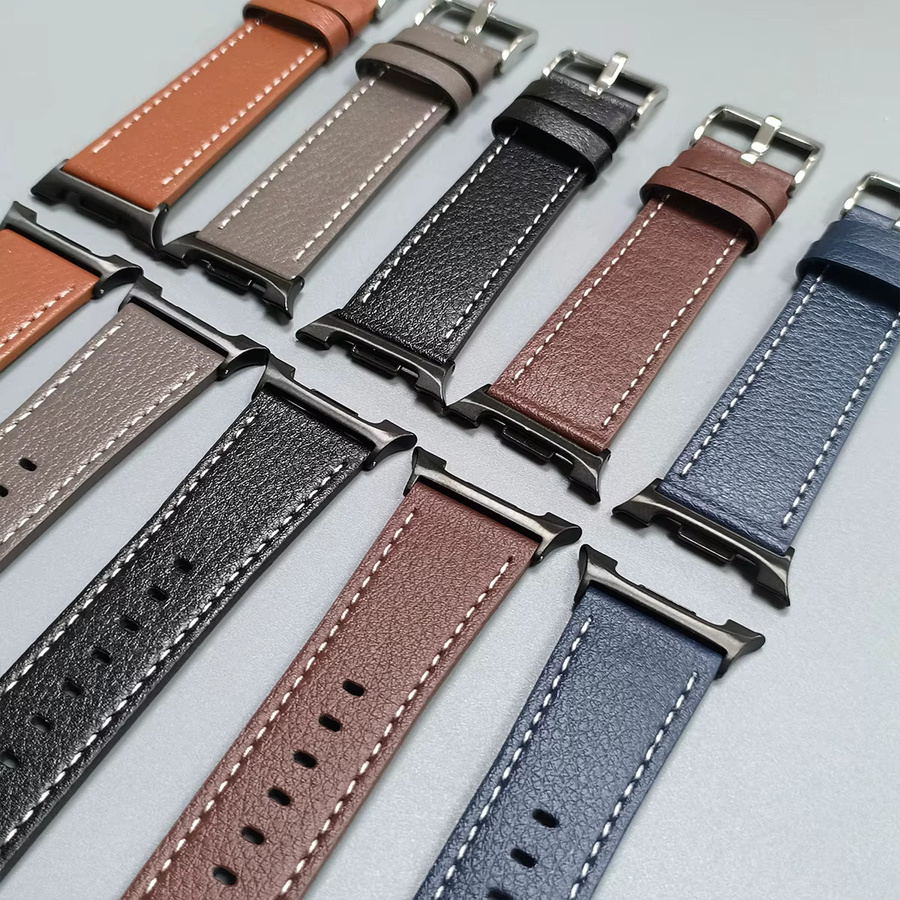 No Gaps Uhrenarmband Leder, Vintage, für Samsung Galaxy Watch - Bild 3