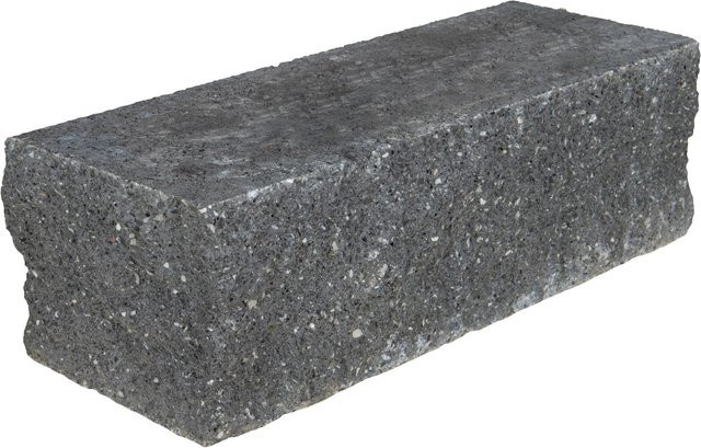 EHL Mauer Anzio-Light Anfangs- und Endstein in Basalt-Anthrazit B/H/T: 50 x 18 x 15 cm - Bild 1
