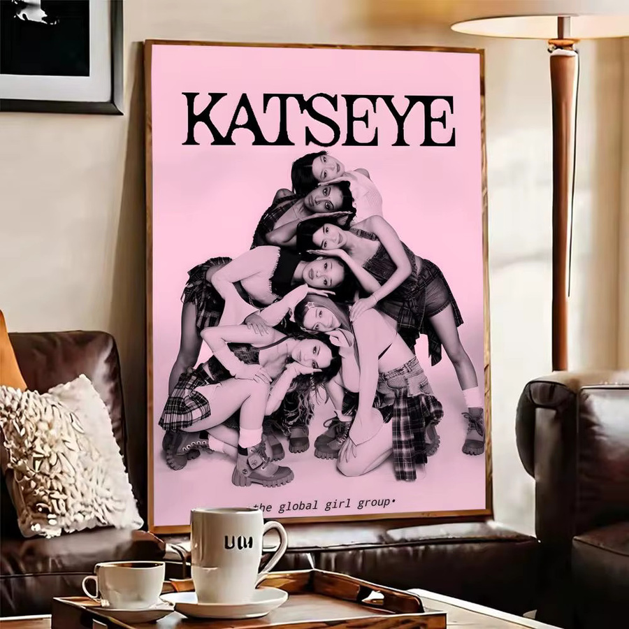 K-katSeyes Singer Poster Selbstklebender Wasserdichter Papieraufkleber für die Wanddekoration in Schwarz, B: 20 cm, H: 15 cm - Bild 4