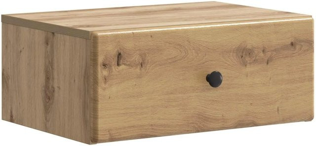 vidaXL Wandmontierter Nachttisch Artisan-Eiche, Farbe Braun, B/T/H: 49 x 34,5 x 20 cm - Bild 1