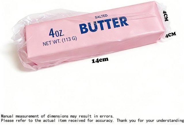 Fidget Toy Schokolade Erdbeere Butterblock, Quetschspielzeug, Realistisches Klebriges Butter Weicher Käse Fake Food Duftendes Sensorisches Geschenk - Bild 1
