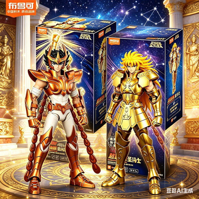 Blockees Saint Seiya Phoenix Ikki Gemini Saga Montagefigur, Einzelfigur - Bild 1
